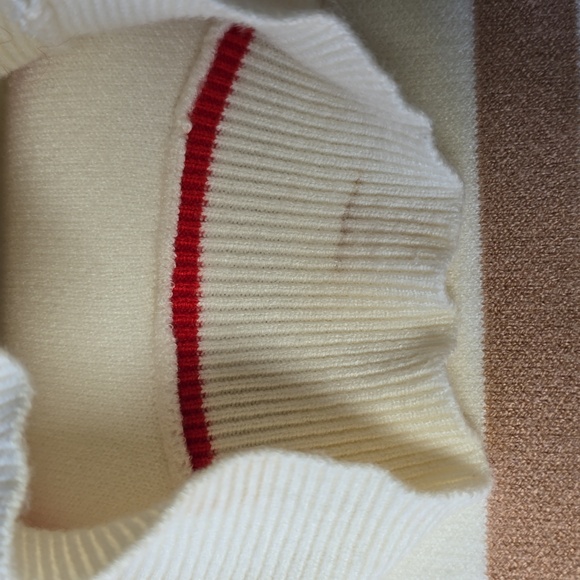 Tahari Striped Mock Neck Sweater 3/4 Sleeves Women' Size XS - Picture 12 of 15